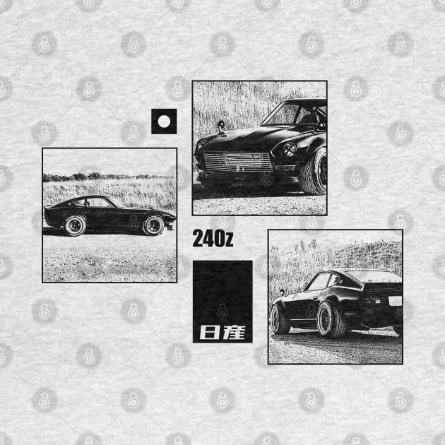 NISSAN DATSUN 240Z FAIRLADY Black 'N White Archive by Cero